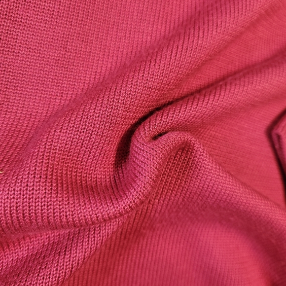 Kevo women light burgundy high collared 100% Silk lightweight sweater size small - Picture 11 of 14